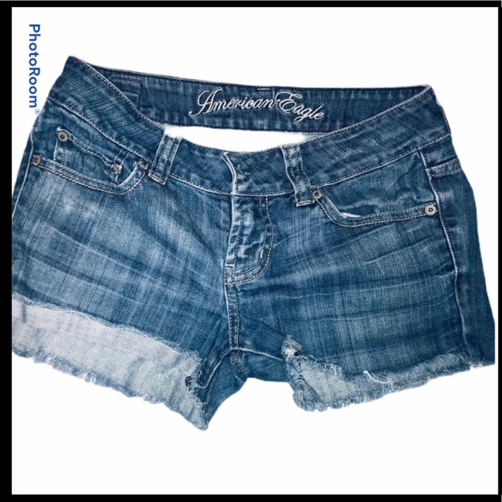 American eagle jean shorts